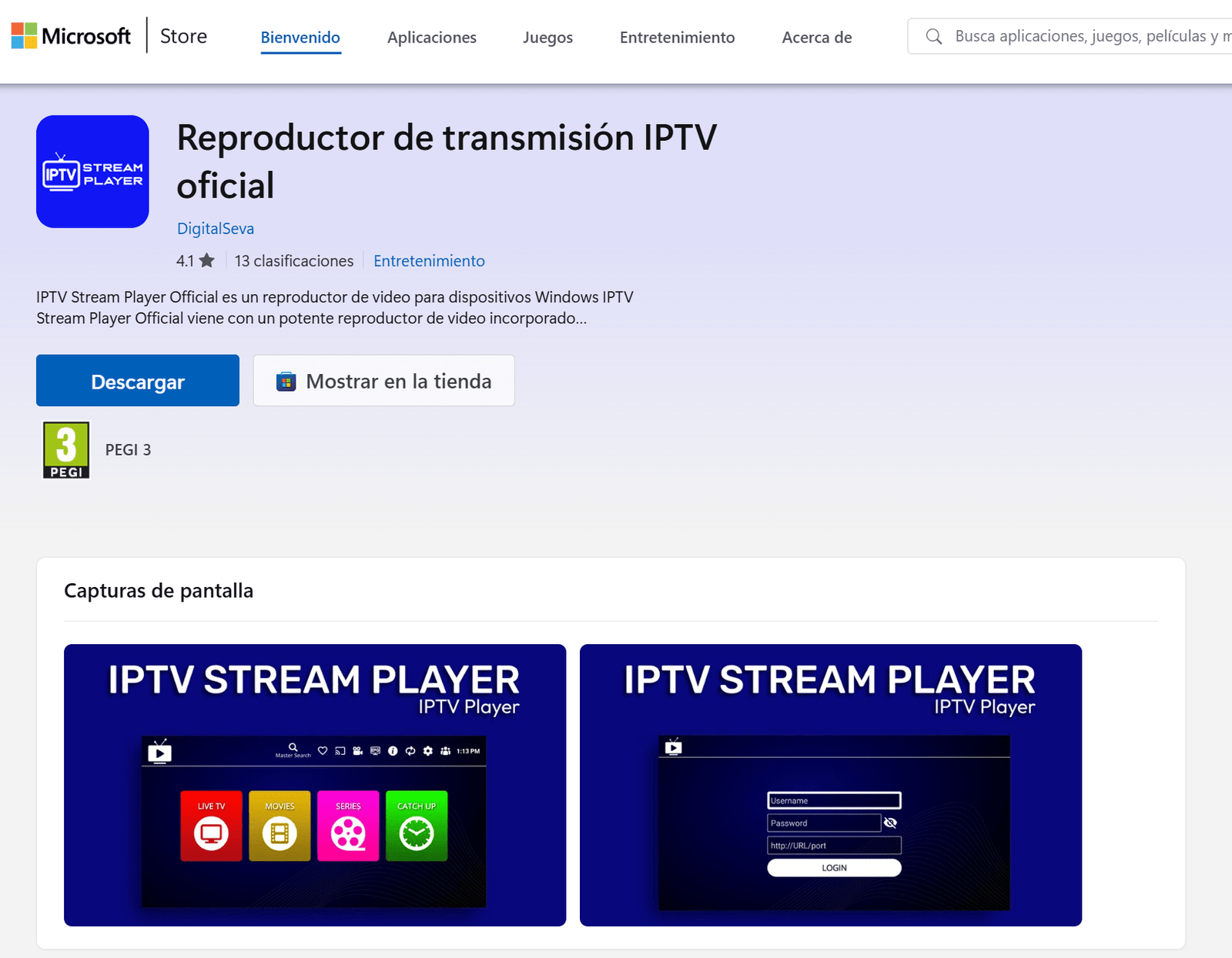 IPTV Stream Player 