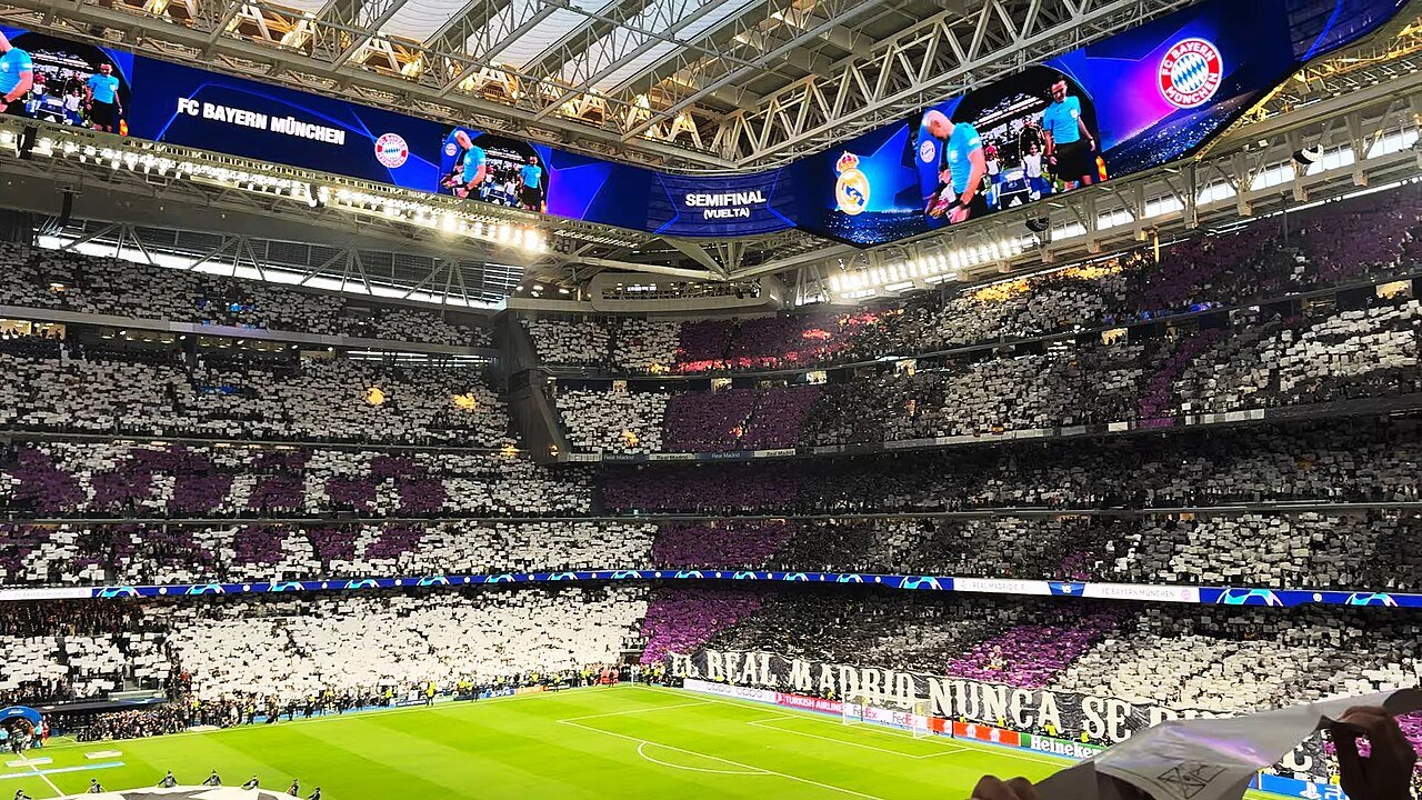 Estadio Santiago Bernabeu, sede de LaLiga y Champions League